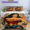 3pcs Wonder Woman, Superhero Cover Set, Bedding Set, Soft Comfortable Duvet Cover, For Bedroom, Guest Room (1*Duvet Cover + 2*Pillowcases, W