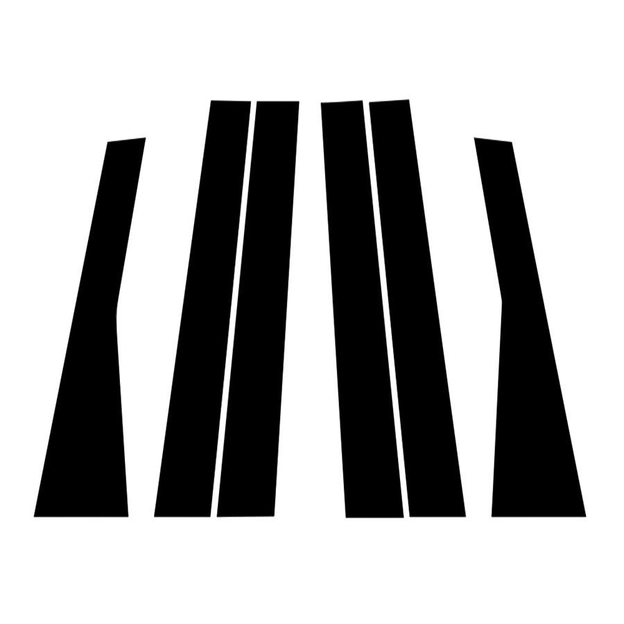 

For Jeep grand Cherokee 2011-20216pcs post-window door trim