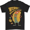 Oktoberfest Hotdog Wurst Beherrscht Herren T-Shirt 100% Baumwolle