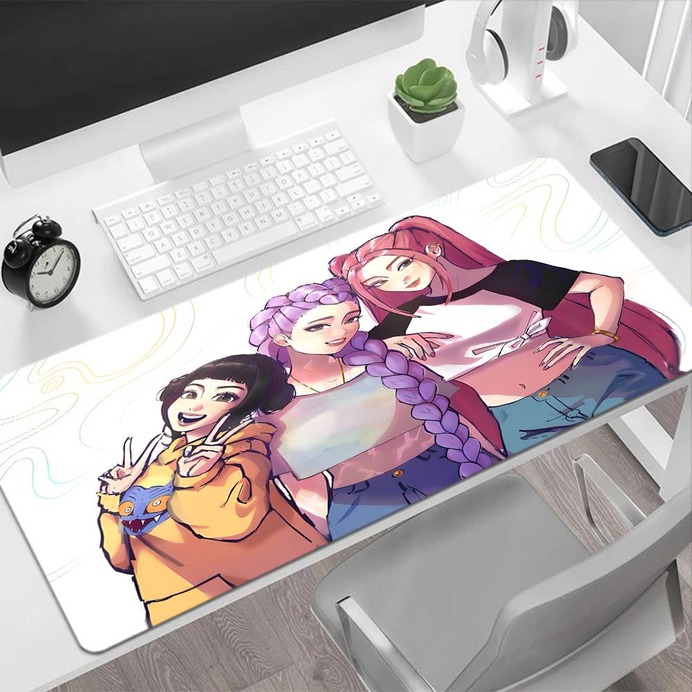 Colorful Friends Together Gaming Mouse Pad Gamer Mousepad Desktop Mouse Pad Non-Slip Rubber Bottom Perfect Gift for Gamers