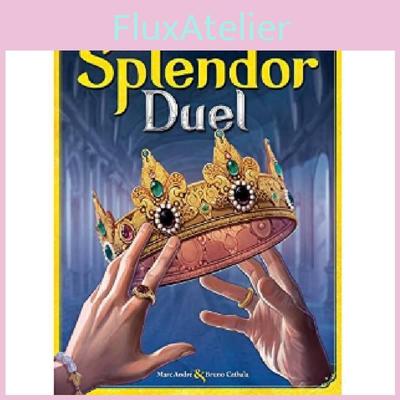 Splendor Duel Puzzle-Kartenspiel mit Plastikspielkarten für Familienspaß und Kinder ab 10 Jahren