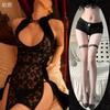 Sex underwear sexy back strap hollowed out free temptation lace classical women's retro split cheongsam pure desire