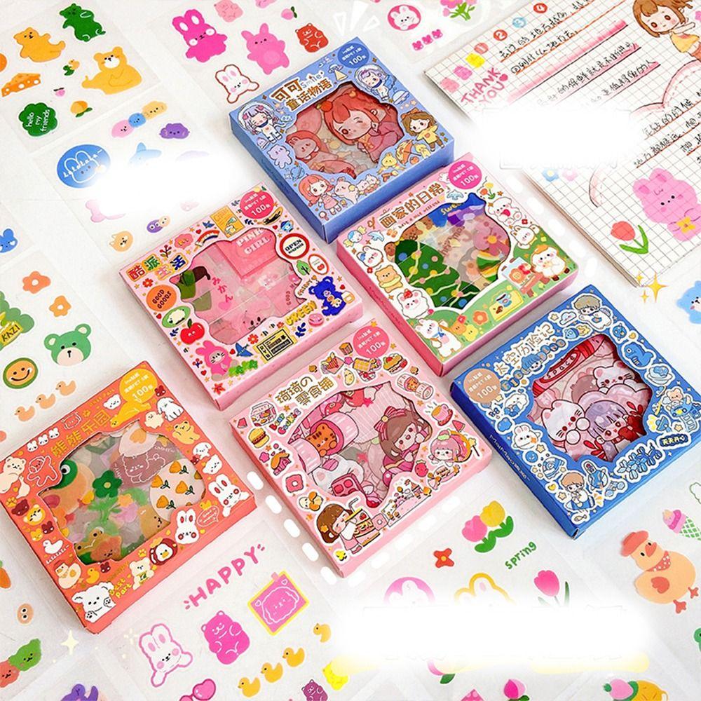 

Наклейка для журнала своими руками Клейкая наклейка для ведения журнала Декоративные наклейки Коробочная карта Набор наклеек Guka