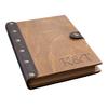 Personalized A5 & A6 Daily Planner Notebook Custom Logo Wooden Cover Hollowed Out Carved Printed Style Blank Message Book Gift
