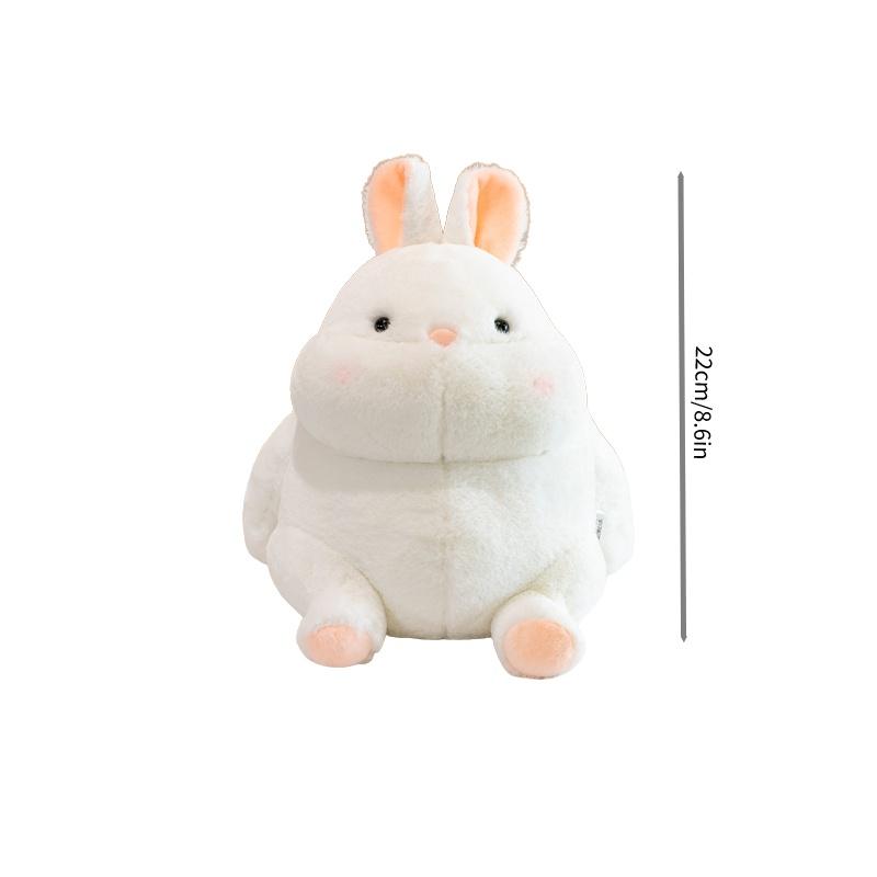 

Cute And Cuddly Plump Brown Polar Bear Stuffed Animal Pillow Rabbit,22cm/8.6in