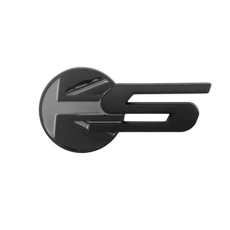 3D Metal S R Logo Car Sticker Front Grille Emblem Side Fender Rear Badge Decals Trunk Emblem for X-TYPE F-TYPE XE XF XJ XJR XFR Accessories