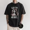 Lilith The Original Rebel Girl Feminine Gothic Occult Witchy 100% Cotton T-shirt Mens Tees Top