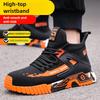 Scarpe antiscivolo da lavoro da uomo 47 rete traspirante scarpe di sicurezza 48 Leggere Industria stivali da lavoro con puntale in acciaio tipo sneakers