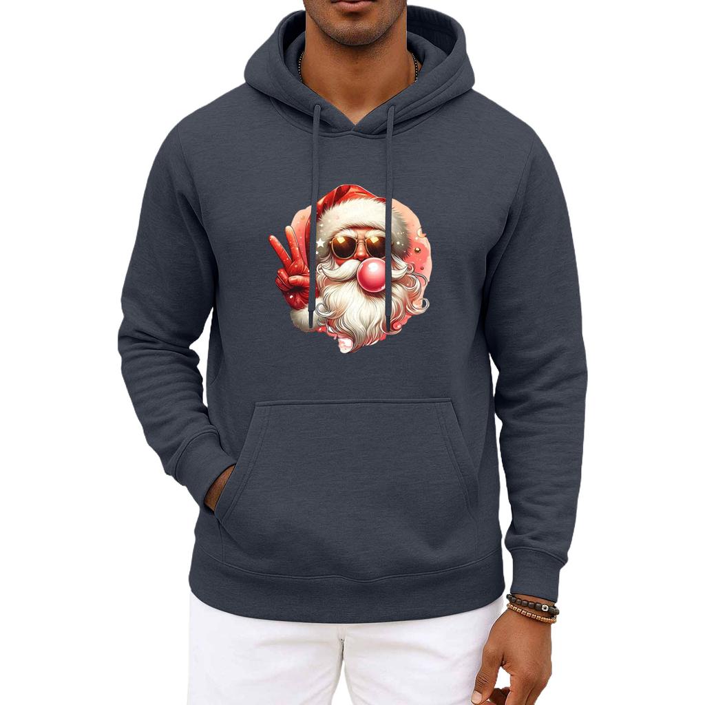 Men's And Women's Christmas Hooded Hood Long Sleeves Hoodie