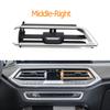 Car Dashboard Middle Air Conditioning AC Vent Outlet Grille Repair Kit For BMW X5 X6 X7 Series G05 G06 G07 2019-2022 64119458543