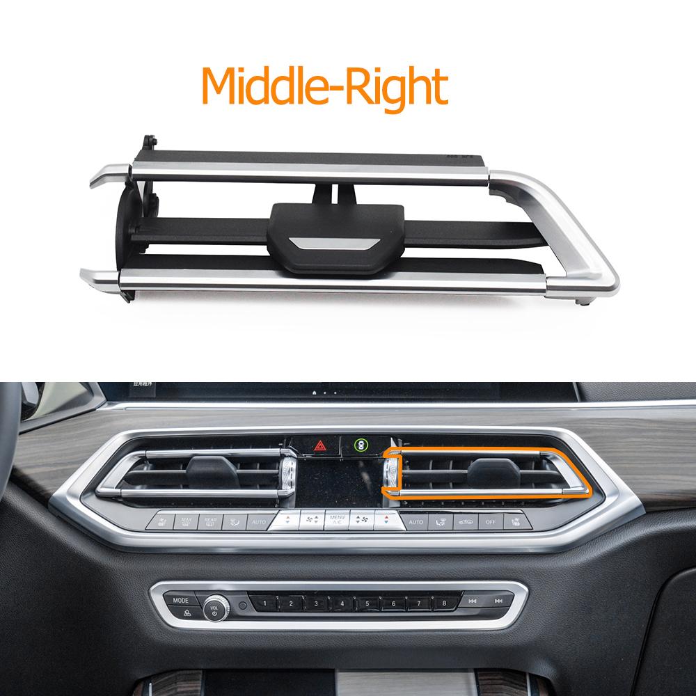 Car Dashboard Middle Air Conditioning AC Vent Outlet Grille Repair Kit For BMW X5 X6 X7 Series G05 G06 G07 2019-2022 64119458543