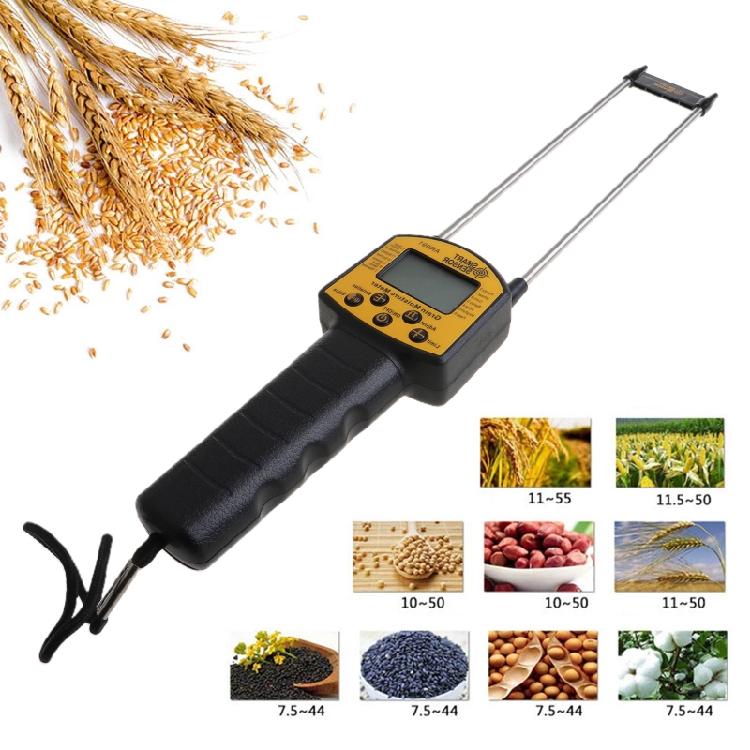 Upgraded Grain Humidity Meter Portable LCD Display Grain Moisture Meter ABS