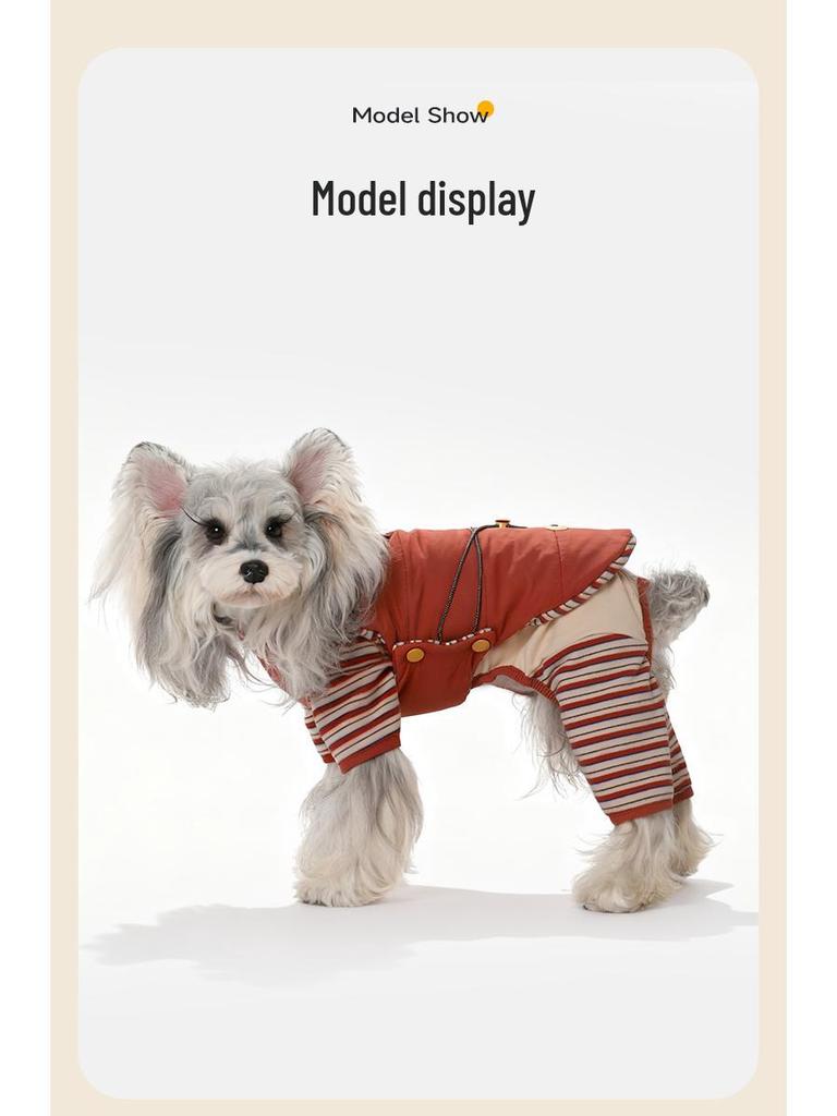Hoopet Water-Repellent Cotton Vest: Warm Outdoor Jacket for Pets (Autumn/Winter)