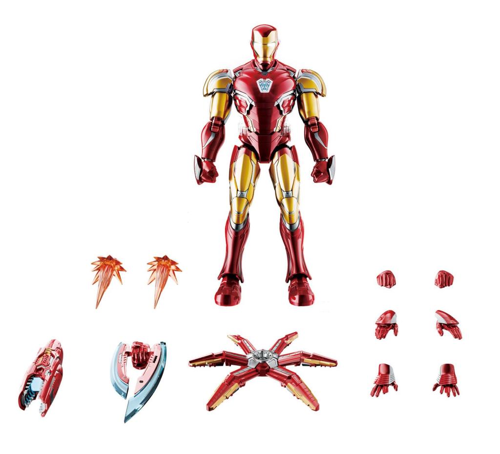 Doyusha Marvel Infinity Saga Champion Class Series Iron Man Mark 85 Plastic Approximately 135mm Tall Model,