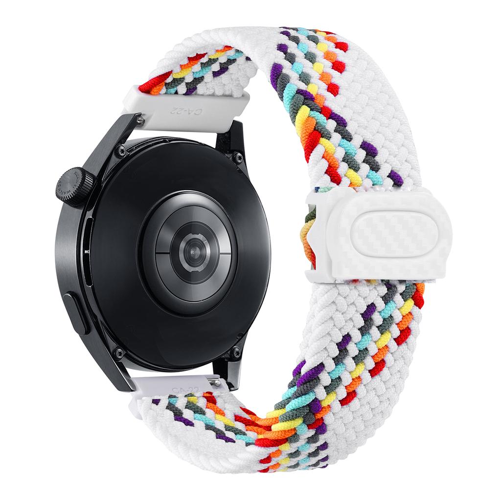 Strap For Samsung Galaxy Watch 7 6 4 classic/5 pro/active 2/s3/46 braided solo loop bracelet Huawei watch GT2 3 4 20mm/22mm Band