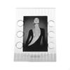 Cadre photo en cristal, présentoir de bureau de luxe, cadeau d'anniversaire de mariage, personnalisé Plat 17,78 cm