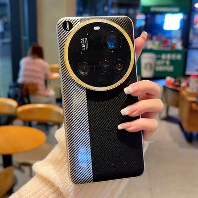 Handyhülle aus Kohlefaser mit Metallgetriebe-Objektivring und erhöhter Höhe für Xiaomi 15 Ultra Mi 14 ultra 13 Ultra Kamera-Schutzabdeckung