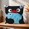 Pingu Cartoon Cute Pillow Gift Home Office Decoration Bedroom Sofa Car Cushion Cover case x