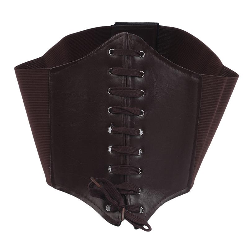 

2025 New Brand New Waist Belts Women Fashion Lady Solid Stretch Elastic Wide Belt Dress Adornment For Women Waistband