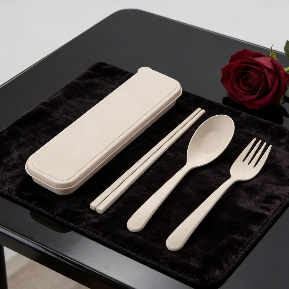 Smooth Surface Utensil Kit Lightweight Portable  Set Convenient Dinner Set  Picnic