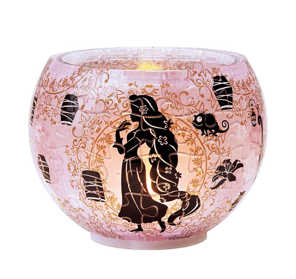 Yanoman Jigsaw Lampshade Disney Tangled Silhouette Rapunzel Includes Piece Request Postcard and Dedicated LED Stand 80-Piece Puzzle, Puzzle,