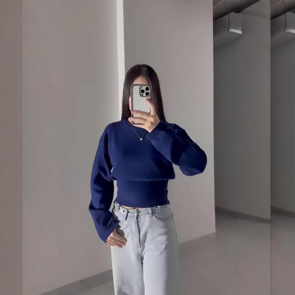 Women's Slimming Round Neck Long Sleeve Pullover Hoodie - Autumn 2025 Fashion