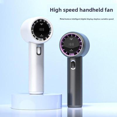 Ventilateur portable USB Turbo à 199 vitesses avec affichage numérique pour une utilisation en extérieur