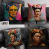 Federa per Cuscino con Stampa di Opere di Frida Kahlo per Divano del Soggiorno e Decorazione della Camera da Letto