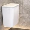 JINGRUIXIANG Wall-Mounted Slim Trash Can with Lid