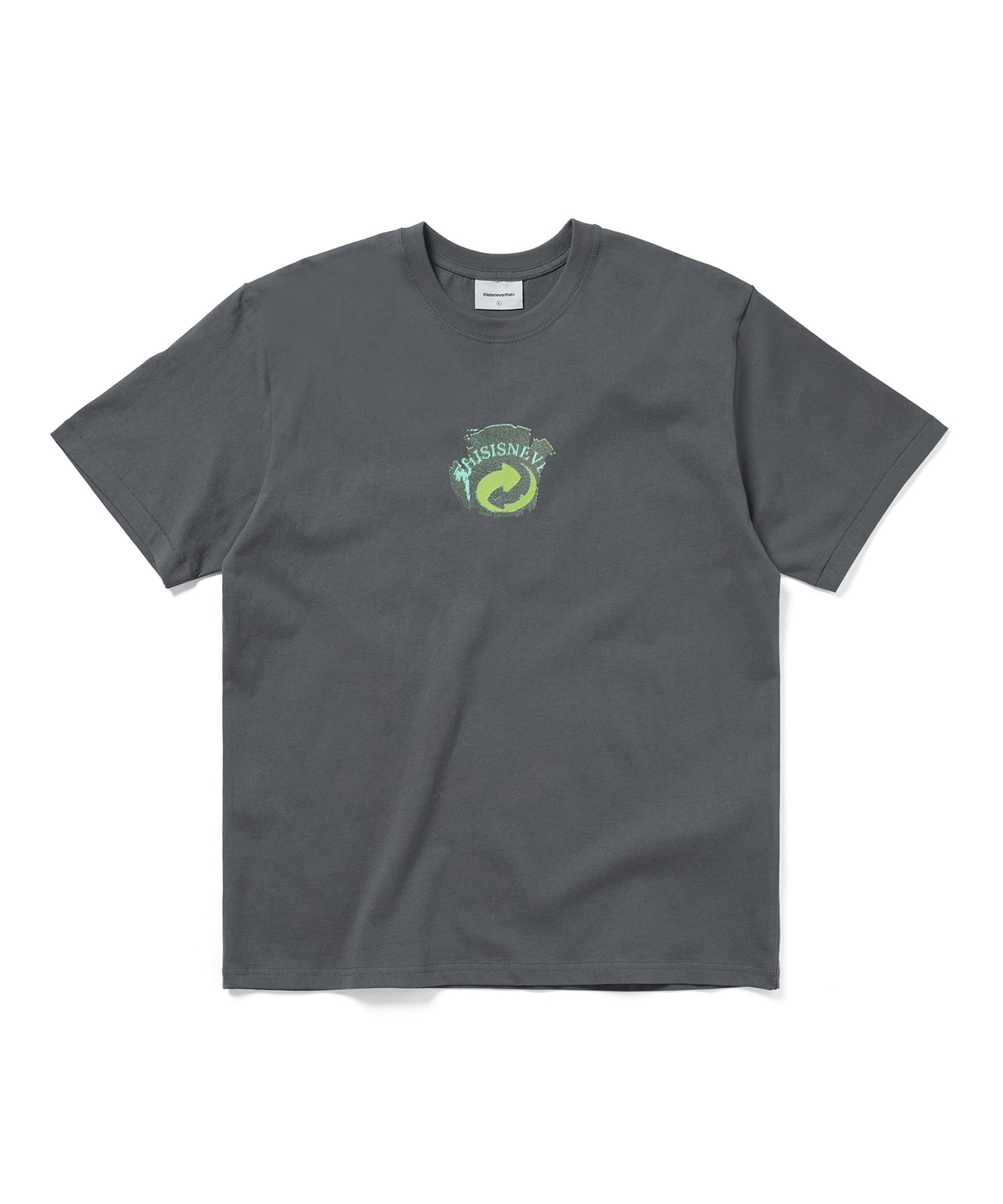 This Is Never That Circulation Tee Dark Gray S