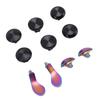 6pcs Thumbsticks 4pcs Back Paddles for Edge Controller Interchangeable Controller Paddles Thumbstick