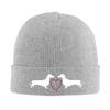 Dachshund Pattern Art Warm Knitted Cap Fashion Bonnet Hat Autumn Winter Outdoor Beanies Hats for Unisex Adult