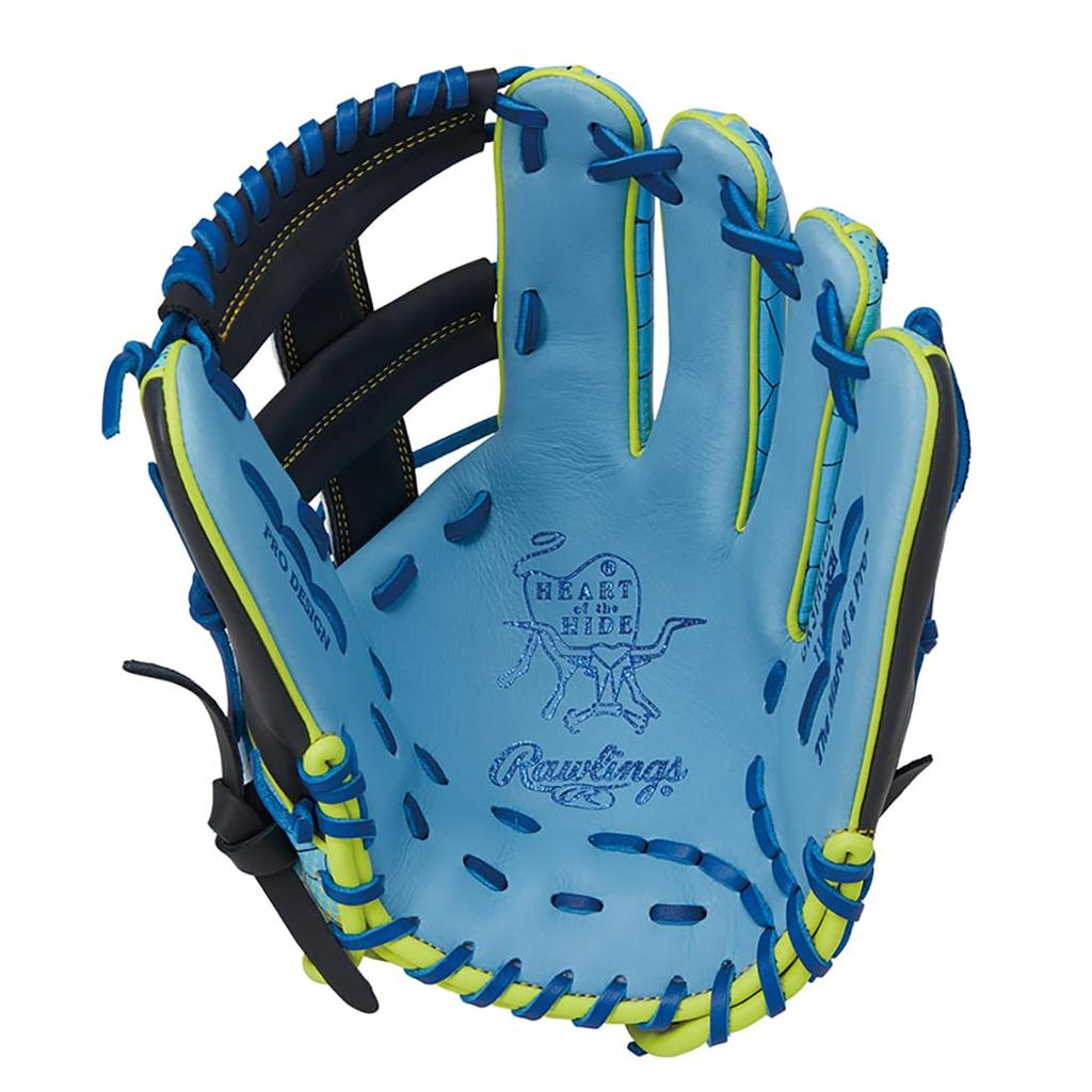 Rawlings Gant de baseball Softball adulte GRAPHIC 2023 Taille GR3FHGCK4 lanceurs HOH® [Pour les joueurs de champ intérieur] 11,5 Saxophone/Marine Pour droitier