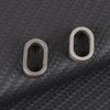 Titanium-alloy Key Rings One-piece Side Pushing Key Rings Closed Key Rings