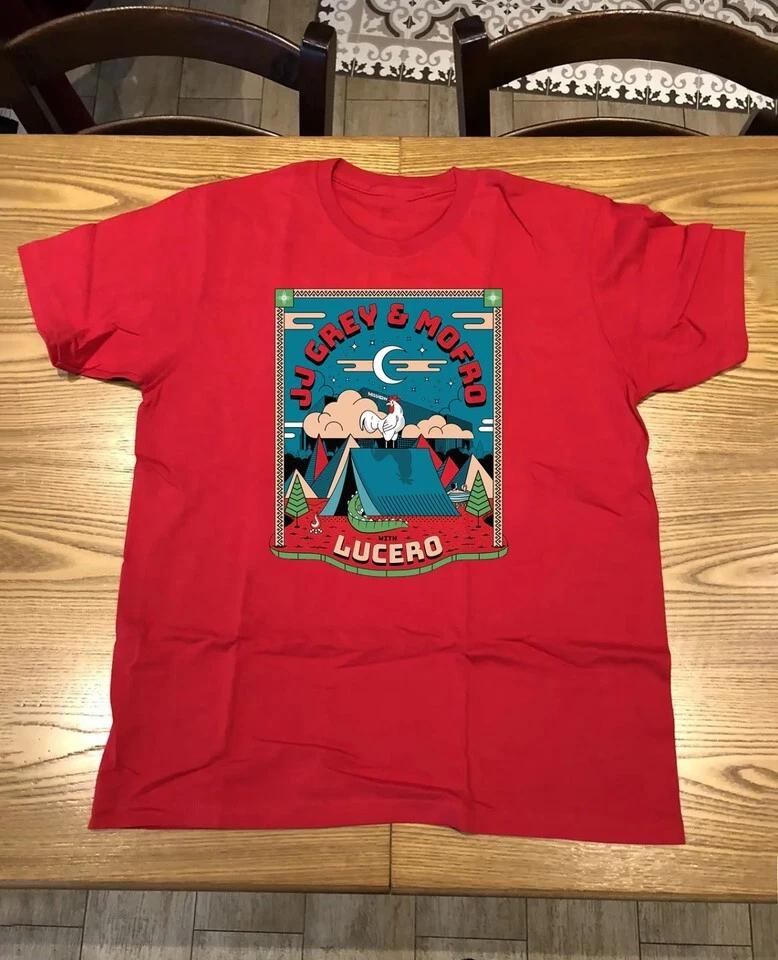 

JJ Grey & Mofro Tour 2025 Red T-Shirt 100% Cotton Unisex S-5XL UU1050 M