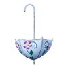 Elegant Space Saving Iron Wall Hanging Flower Pot Container With Umbrella Design And Durable Construction For Home
