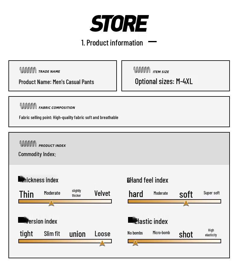 Mark Fairwhale Men's Multi-Pocket Cargo Pants