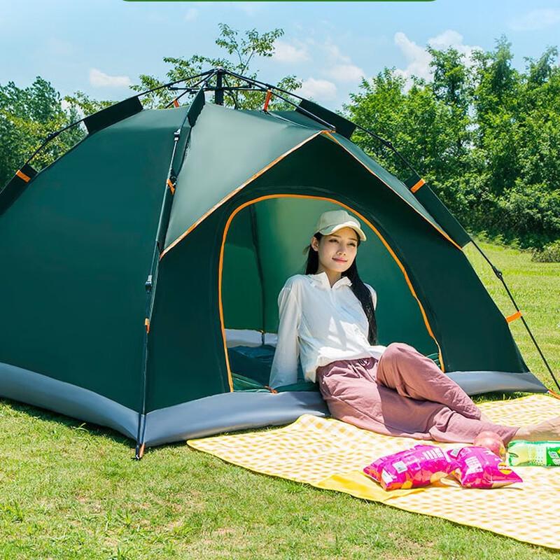 Portable 3-4 Person Automatic Pop-Up Camping Tent