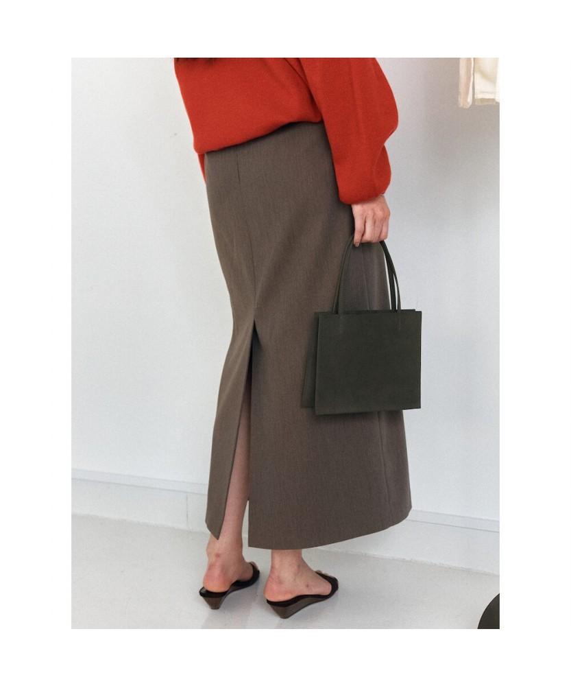 Diaepeocheo Classic H Line Skirt Brown (Ta6227A02D)