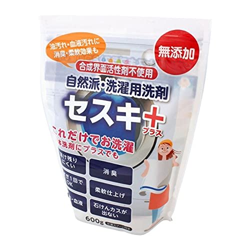 Niwa Hisashi Sesqui Plus Laundry Powder Detergent, Laundry Aid, Sesqui and Sodium Carbonate (600g X 6 Bags)
