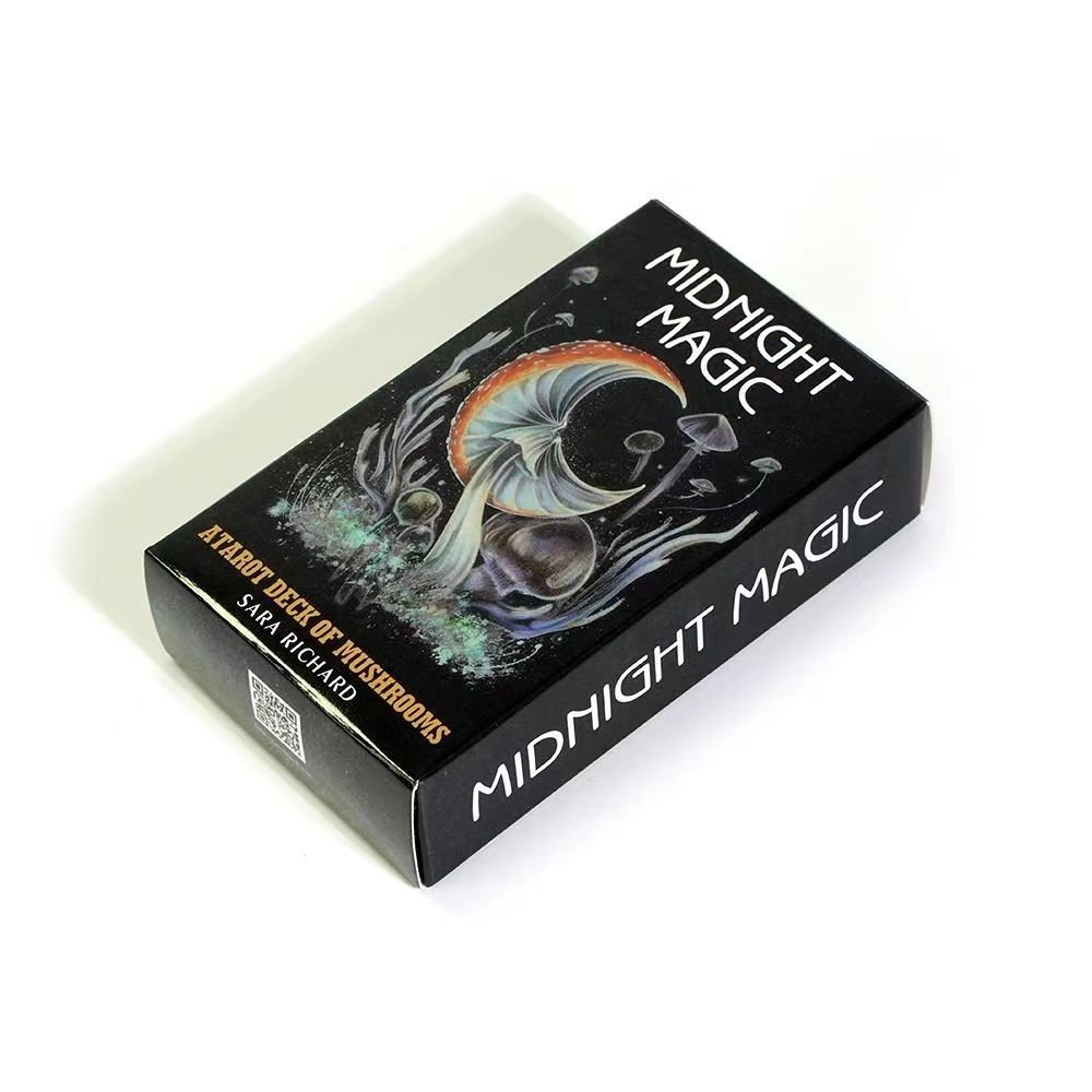 10,3 * 6 cm Půlnoční magie: Tarotový balíček hub 78 ks karet