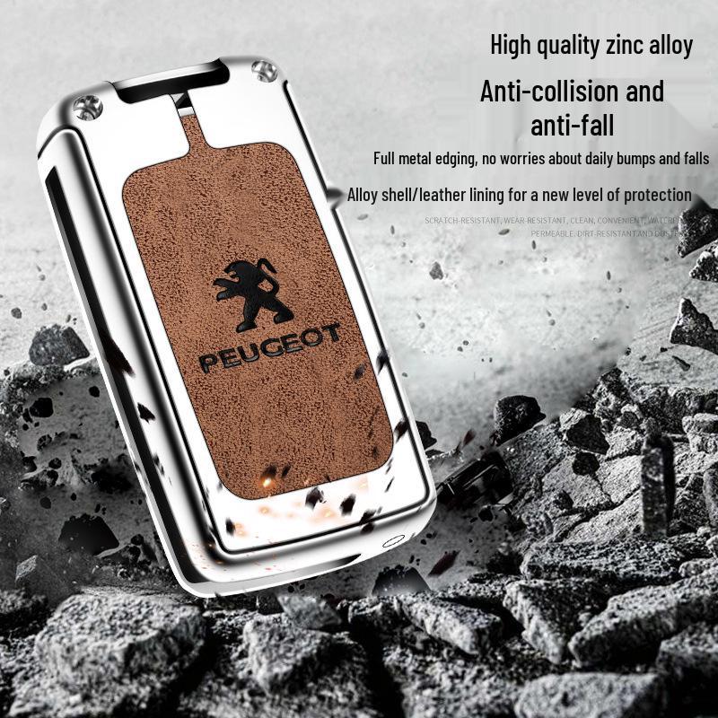 Peugeot & Citroen 207/307/3008/408/RCZ Dedicated Key Cover with Logo