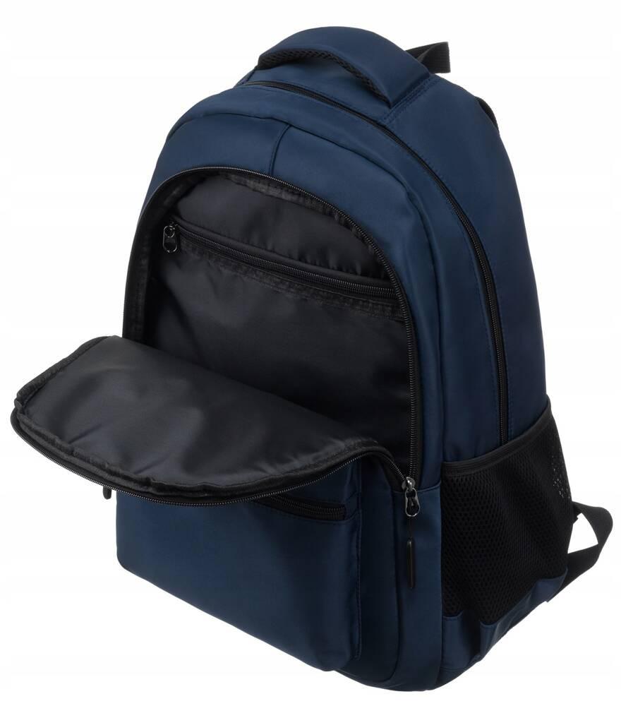 Spacious, polyester men's backpack with laptop space - Peterson