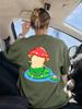 Bath Mushroom Prints TShirts Womens Summer Loose Short Sleeve Tops Comfortable Soft T Shirts Basics ONeck Womans Streetwear
