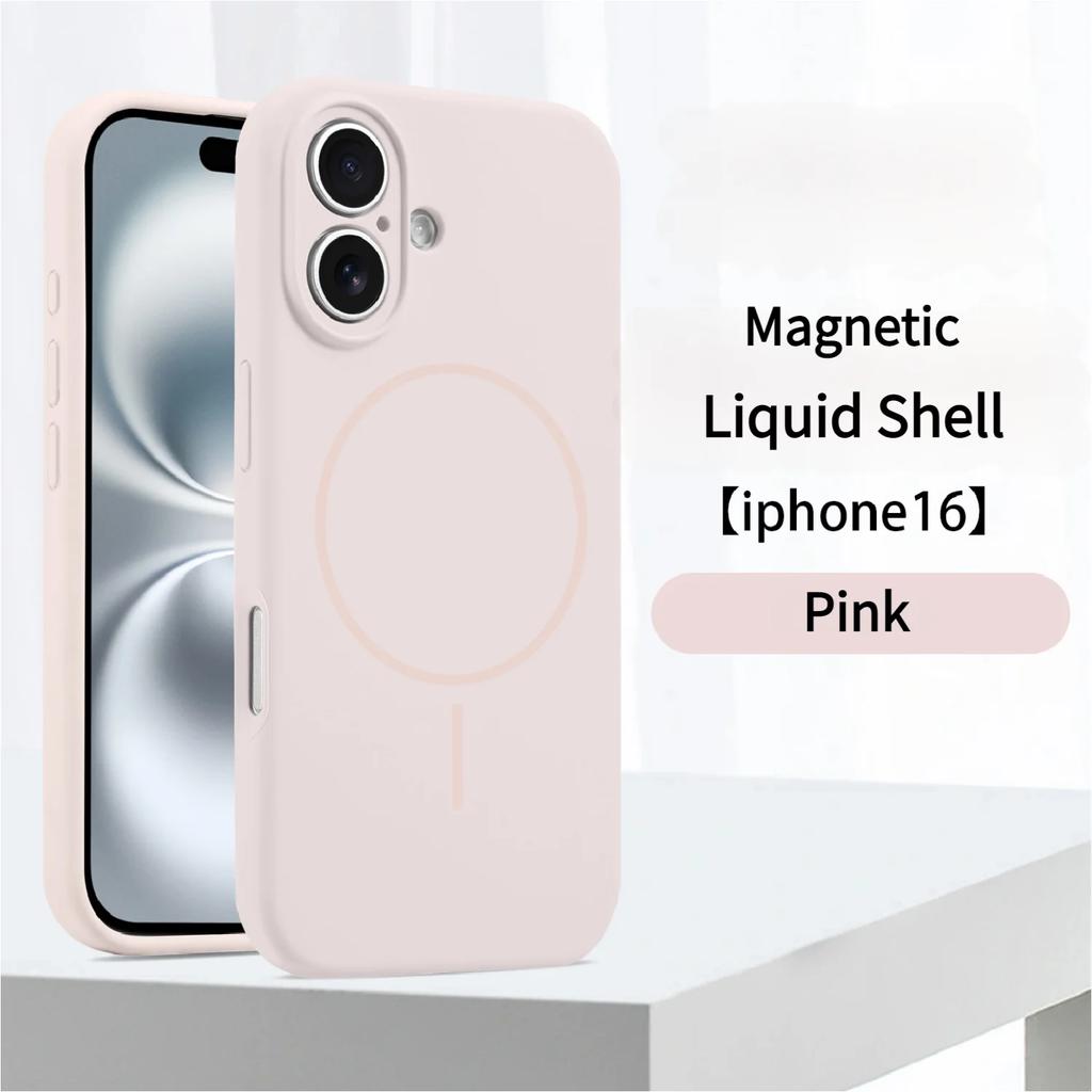 Official Liquid Silicone For Magsafe Case For iPhone 17 Pro 16 13 11 14 15 12 Pro Max Magnetic Wireless Charger Protector Cover