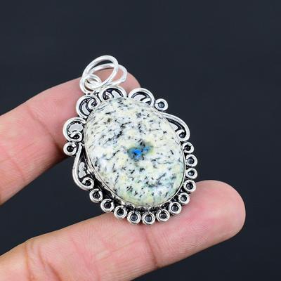 K2 Jasper Stone 925 Sterling Silver New Bezel Wife Anniversary Pendant Jewelry