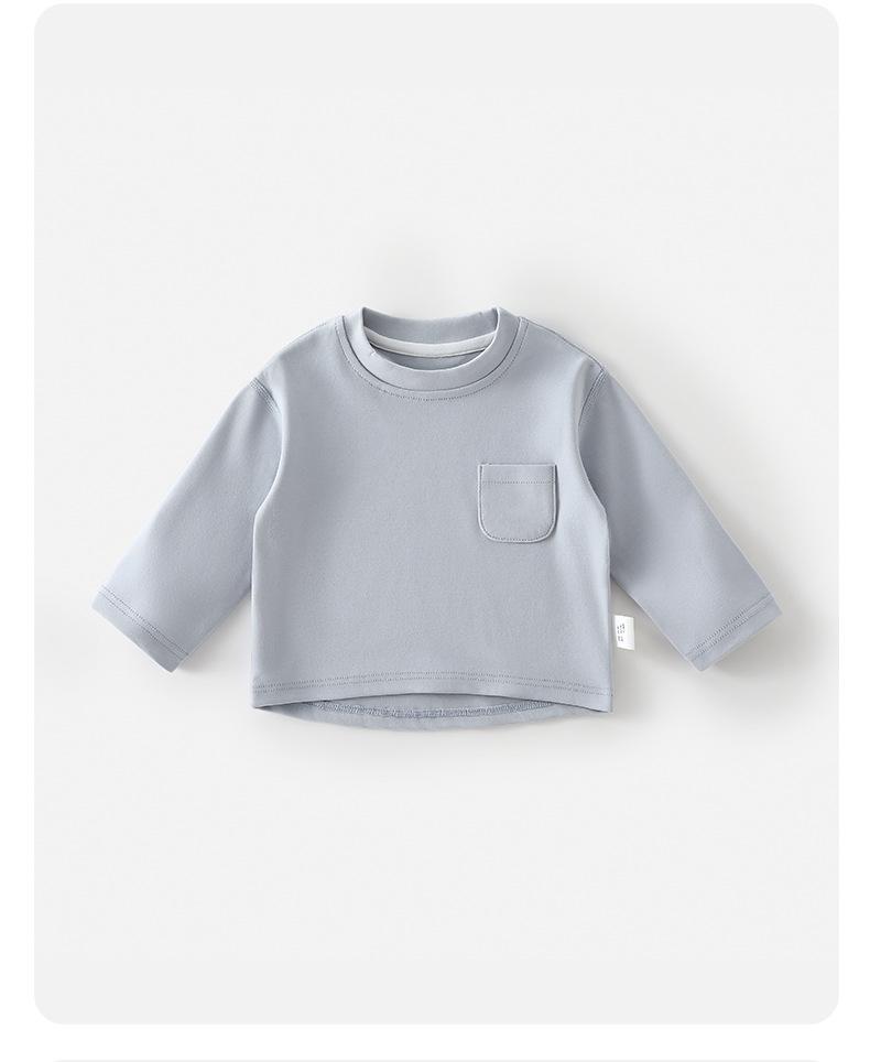 Shu Velvet Autumn Infant Base Layer: Warm Top for Baby Boys & Girls