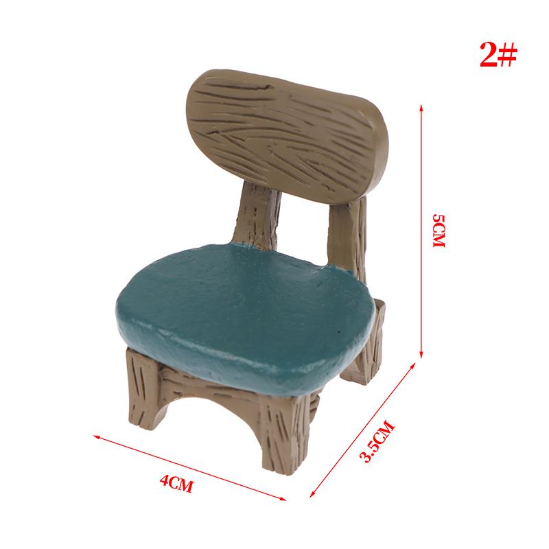1:12 Dollhouse Mini Resin Table lamp TV Rocking Chair Stool Tea Set Furniture Kitchen Japanese Style Groceries Crafts Decor Toy