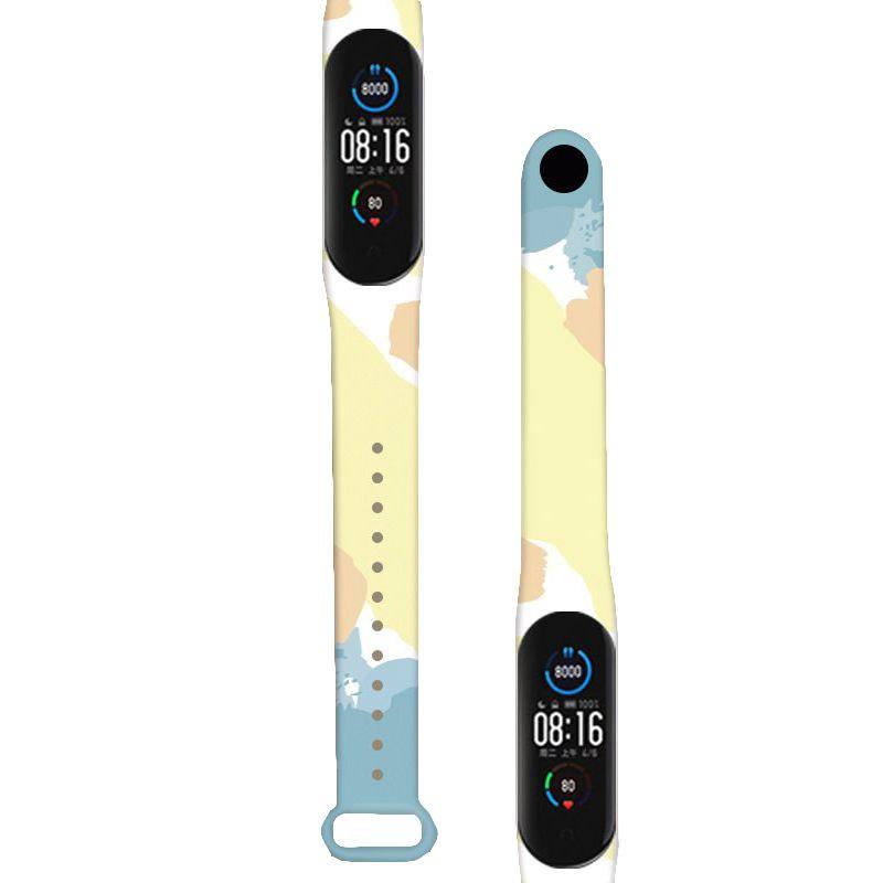 Replace Your Wristband With This Morandi Graffiti Strap For Xiaomi Mi Band 3/4/5/6