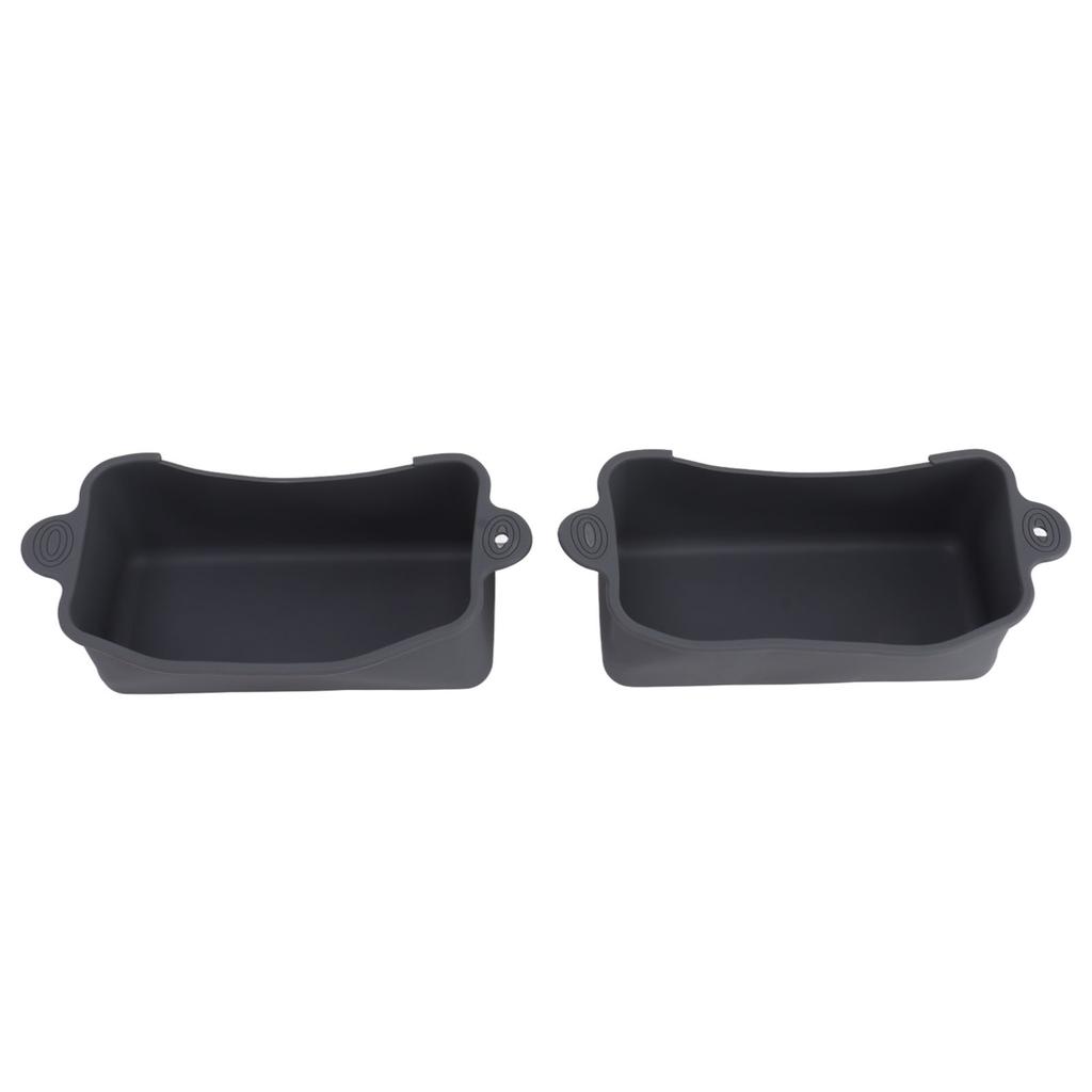 2Pcs Silicone Grease Cup Liners Reusable Drip Pan Liners Silicone Rear Grease Catcher for Griddle